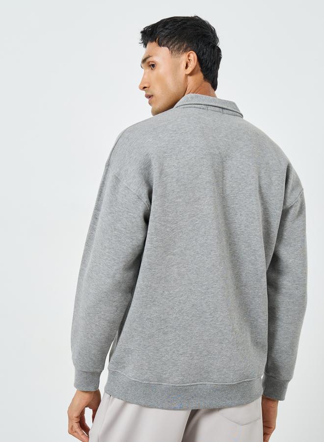 ستايلي سويت شيرت فليس بياقة سحاب - Image 4